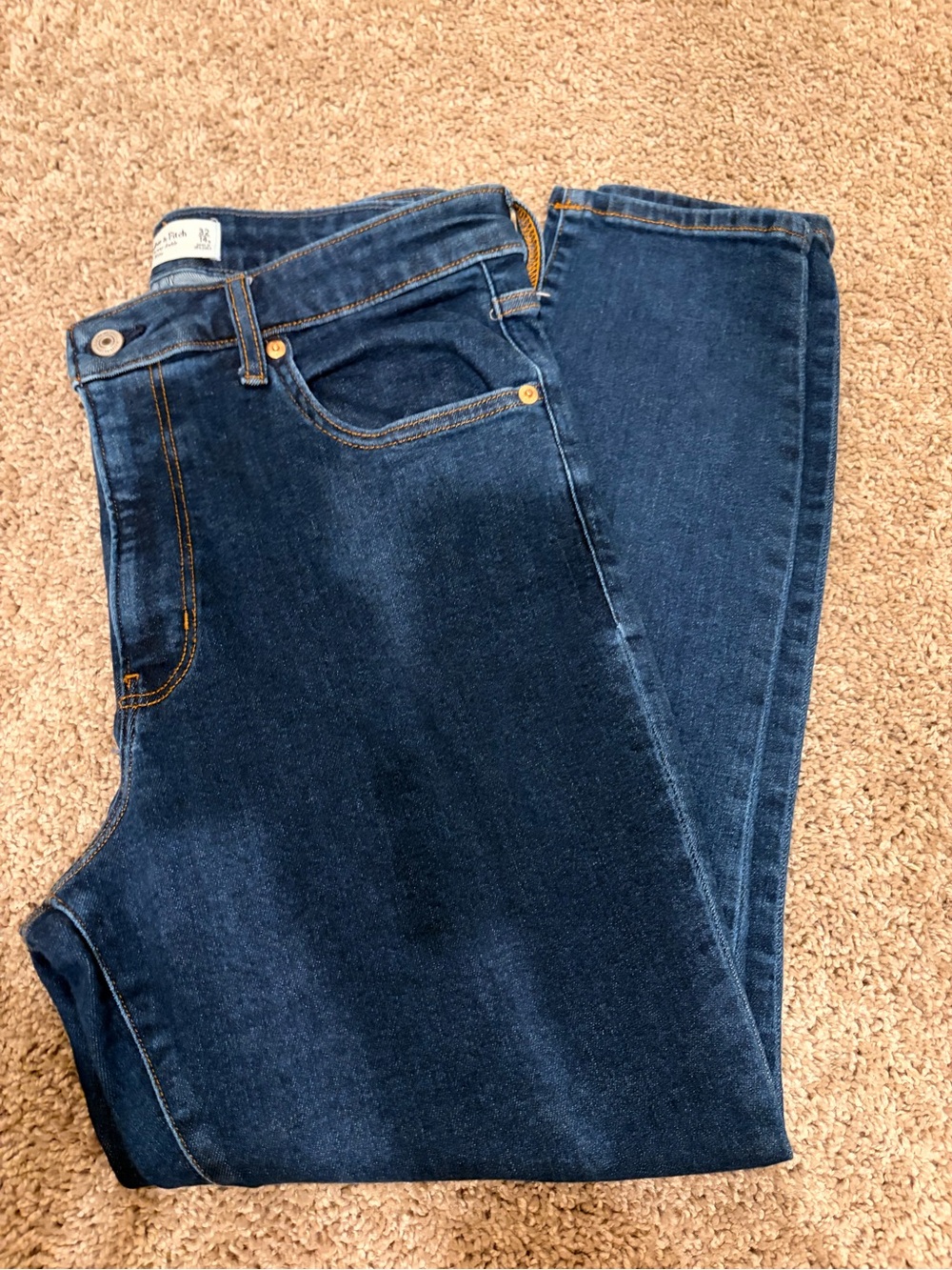 Abercrombie & Fitch Super Skinny Ankle High Rise Jeans